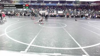 66 lbs Round Of 16 - Oliver Carlisle, Roxana vs Steven Davidson, SlyFox Wr Ac