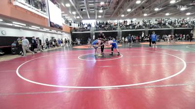 215 lbs Quarterfinal - Matthew Leverknight, Olathe South HS vs Jax Vanderfeltz, Tri-Cap