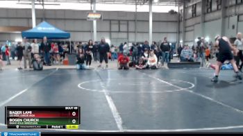 132 lbs Cons. Round 3 - Bogen Church, Idaho Gold Wrestling vs Baqer Lami, Les Bois Junior High