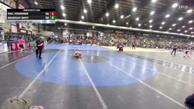 50 lbs Cons. Round 2 - Brantley Britt, Terry Wrestling Club vs Will VonRuden, Terry Wrestling Club