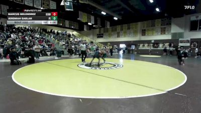 117 lbs Quarterfinal - Marcus Melendrez, So Cal Hammers Wrestling vs Jeremiah Sablan, Poway Elite