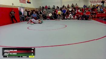 175 lbs Champ. Round 2 - Jesus Valadez, Center vs Jayce England, Montrose