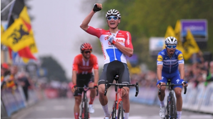 Van der Poel wins the Brabantse Pijl
