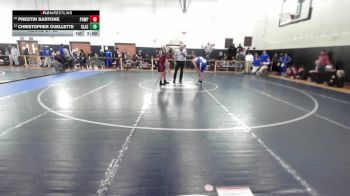 138 lbs Round Of 32 - Prestin Bartone, Pomperaug/Watwn/Naug vs Christopher Ouellette, Glastonbury