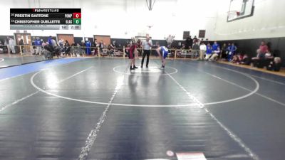 138 lbs Round Of 32 - Prestin Bartone, Pomperaug/Watwn/Naug vs Christopher Ouellette, Glastonbury