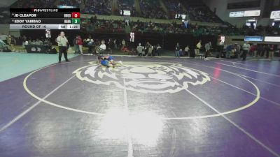 120 lbs Round Of 16 - JD Cleapor, Broome vs Eddy Yambao, Hanahan