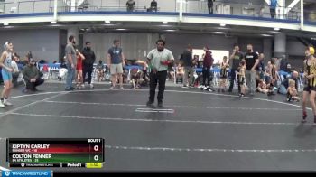 92 lbs Finals (2 Team) - Kiptyn Carley, Ranger WC vs Colton Fenner, 84 Athletes
