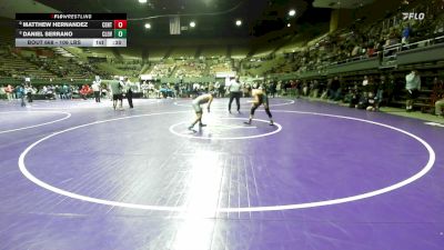 106 lbs Consi Of 8 #2 - Matthew Hernandez, Central vs Daniel Serrano, Clovis East