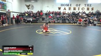 132 lbs Round 3 - Konnor Baratklimesh, Oelwein vs Justin Murphy, Waukon