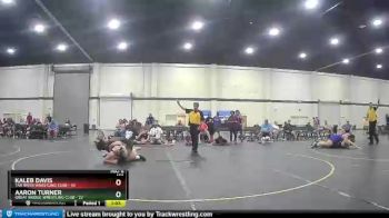 155 lbs Round 2 (6 Team) - Kaleb Davis, Tar River Wrestling Club vs Aaron Turner, Great Bridge Wrestling Club