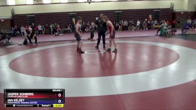 14U-8 lbs Round 1 - Jasper Sonberg, Caveman Wrestling vs Ian Kelsey, McDominate Training Center