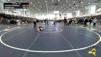 78 lbs Cons. Semi - Gannon Erb, Black Belt Wrestling Academy vs Jackson Fitzgerald, Hilton Jr Cadets Wrestling Club