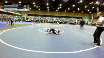 132 lbs Consi Of 32 #2 - Pablito Rodriquez, Alamosa vs Dominic Mendoza, Pomona