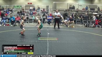47 lbs Cons. Semi - Leonardo Cole, Michiana Lake Effect vs Kenadi Case, Barry County Grapplers Association