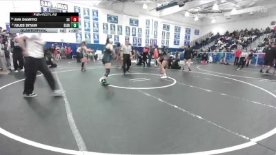 145 lbs Quarterfinal - Ava Damitio, San Clemente vs Jules Sitani, La Habra