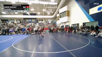 106 lbs Champ. Round 1 - Eli Olson, Park City vs Samuel Woolsey, Morgan
