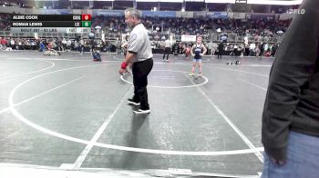 85 lbs Consi Of 8 #2 - Albie Cook, Cougar WC vs Roman Lewis, Lee Summit North Broncos