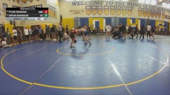 106 lbs Cons. Round 4 - Tyler Swinson, Wellington Wrestling Club vs Artur Nasibulin, Palmetto