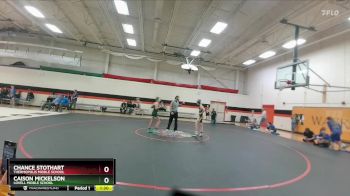 98-104 lbs Round 3 - Caison Mickelson, Lovell Middle School vs Chance Stothart, Thermopolis Middle School