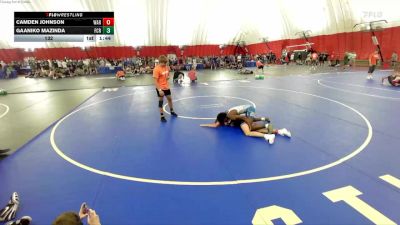 132 lbs Placement Matches (8 Team) - Gaaniko Mazinda, Franklin Central Flashes A vs Camden Johnson, Waukee Warriors