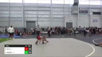 43 lbs Rr Rnd 4 - Rocky Ruiz, Cali Red vs Jordan Aguilar, Nwa