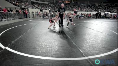 55 lbs Round Of 16 - Conner Hayes, Weatherford Youth Wrestling vs Luxton Sullivan, Cowboy Wrestling Club