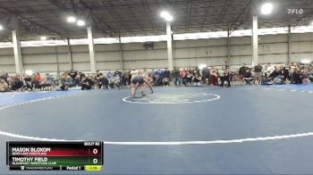 165 lbs Semifinal - Mason Bloxom, Bear Lake Wrestling vs Timothy Field, Blackfoot Wrestling Club