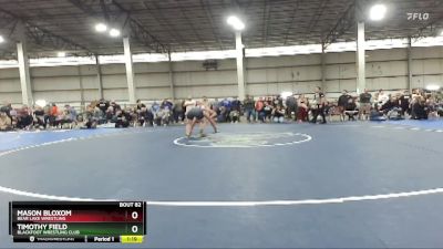 165 lbs Semifinal - Mason Bloxom, Bear Lake Wrestling vs Timothy Field, Blackfoot Wrestling Club