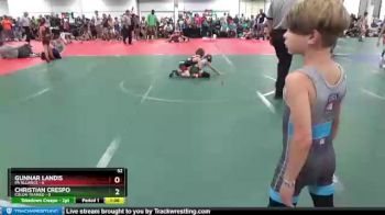 52 lbs Round 5 (8 Team) - Gunnar Landis, PA Alliance vs Christian Crespo, Colon Trained