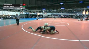 126 lbs Semis & Wb (16 Team) - Dennis Bruin, Grassfield vs Benjamin Curcio, West Deptford