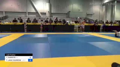YOKO KAMATA vs TESSA JANE BURROWS 2022 World Master IBJJF Jiu-Jitsu Championship