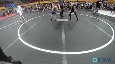 83 lbs Round Of 16 - Tristan Nealy, Mustang Bronco Wrestling Club vs Lucas Noteboom, Newcastle Youth Wrestling