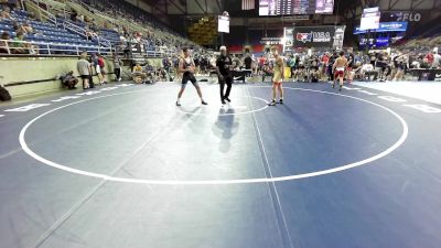 132 lbs Cons 32 #2 - Cashtyn Botting, WI vs Carver Wieland, IA