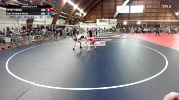 132A lbs Quarterfinal - Wyatt Rock, Journeymen/duanesburg vs Dolotaliev Bilal, Kyrgyzstan
