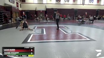 JV-7 lbs Cons. Semi - Lucas Ruden, Dubuque Hempstead vs Tanner Stockert, Cedar Rapids Kennedy