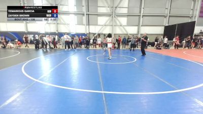 138 lbs Champ. Round 1 - Temarious Garcia, NW Spartans Wrestling vs Zayden Brown, Washington