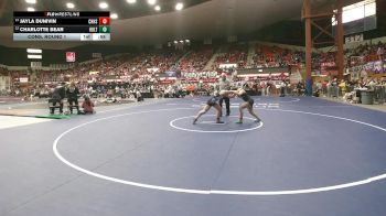 145 lbs Cons. Round 1 - Charlotte Bear, Holton HS vs Jayla Dunivin, Chanute HS