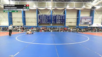 174 lbs Champ. Round 2 - Theo Sawyers, Worcester Polytechnic vs Mason Gourley, Coast Guard