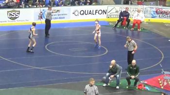 87 lbs Consolation - Parker Sentipal, Burgettstown vs Nico Fanella, Indiana