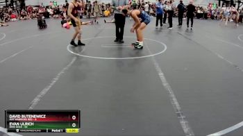 130 lbs Round 4 (8 Team) - Evan Ulrich, Ohio Gold vs David Butenewicz, Mat Warriors Red