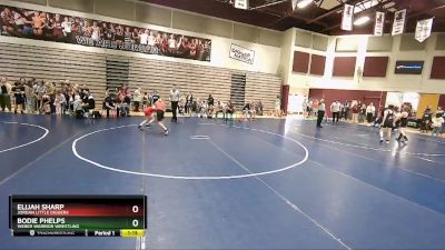 75 lbs Semifinal - ELIJAH SHARP, Jordan Little Diggers vs Bodie PHELPS, WEBER WARRIOR WRESTLING