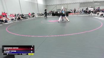 235 lbs 2nd Place Match (16 Team) - Savannah Sistad, Iowa vs Sydney Coyne, Wisconsin