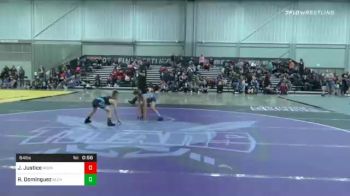 64 lbs Semifinal - Jude Justice, Roundtree Wrestling Academy vs Rocco Dominguez, Team Balch