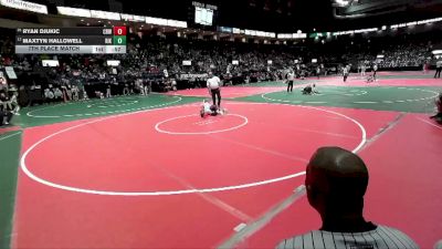 75 lbs 7th Place Match - Ryan Djukic, CRW3 vs Maxtyn Hallowell, RIKA