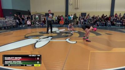 105 lbs Round 1 - Gianna Halsted, Sebolt Wrestling Academy vs Scarlett Reiter, Immortal Athletics WC