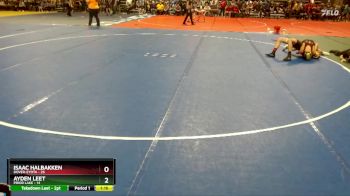 130 lbs Champ. Round 1 - Isaac Halbakken, Dover-Eyota vs Ayden Leet, Prior Lake