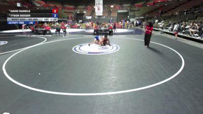 165 lbs 3rd Place Match - David Daniels vs Tyson Seeger