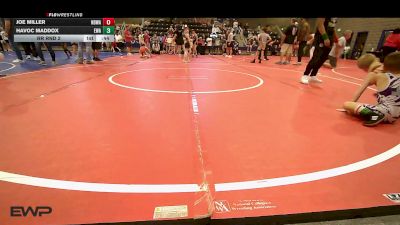 43-45 lbs Rr Rnd 2 - Joe Miller, North Desoto Wrestling Academy vs Havoc Maddox, Eagles Wrestling Academy