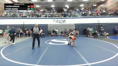 63 lbs Cons. Round 2 - Ryder Jenkins, Preston Warriors Wrestling vs Colten Gengler, Lionheart Wrestling Club