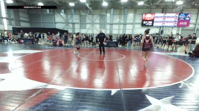 U20 Women - 50 lbs Cons. Round 1 - Juliet Baca, CO vs Mia Zuniga, WA